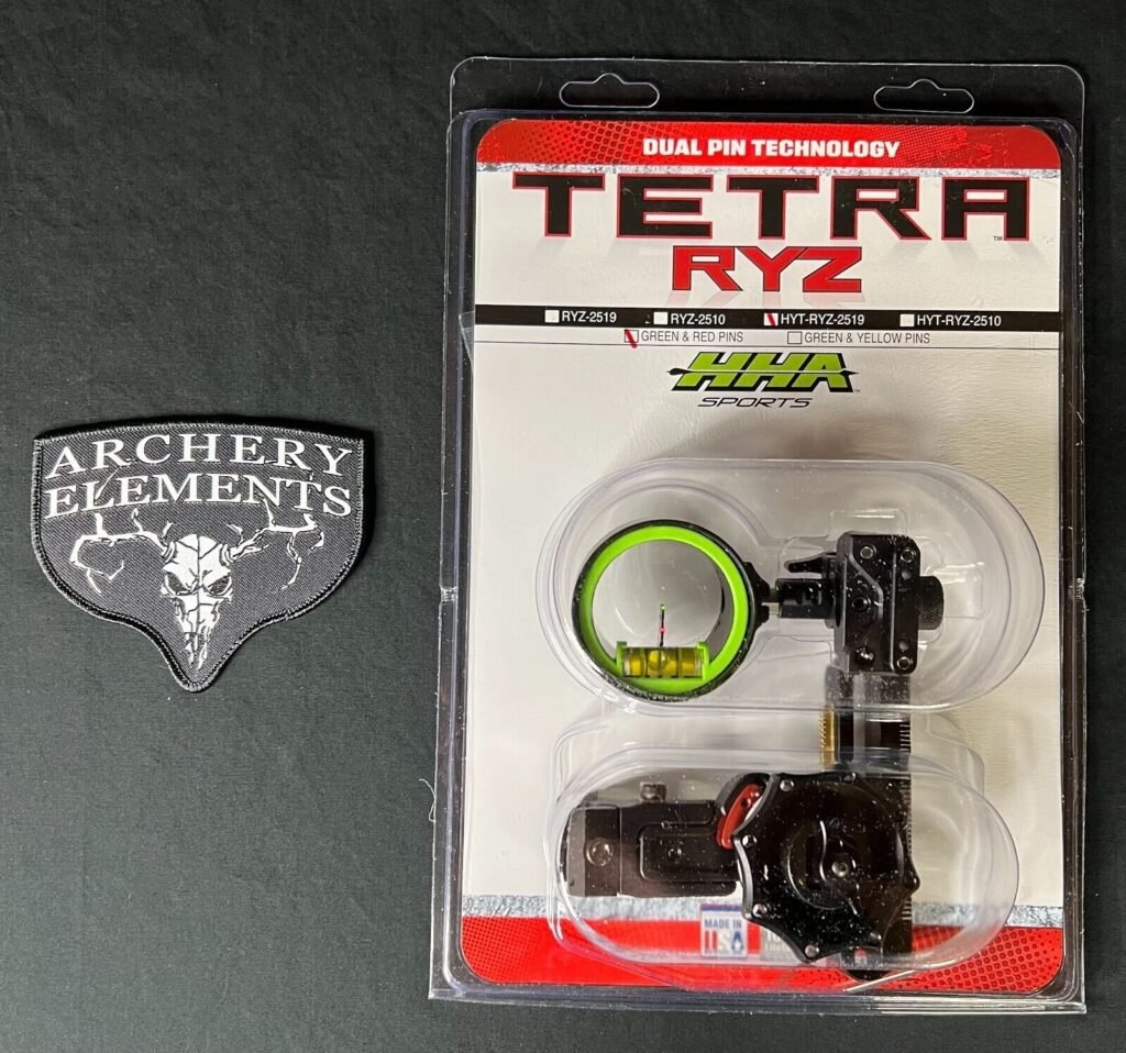 HHA TETRA RYZ Multi .019 Hoyt Edition Green and Red Pins - Elite Compound Bows & Tagpoint Inc.