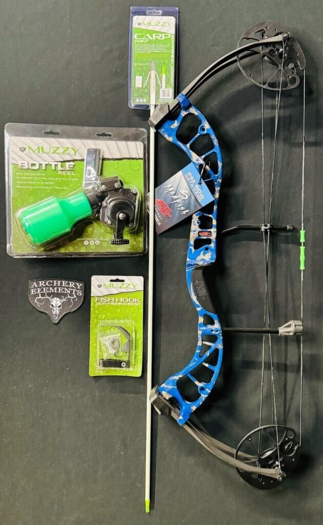 PSE D3 Blue Bowfishing Compound Bow - Elite Compound Bows & Tagpoint Inc.