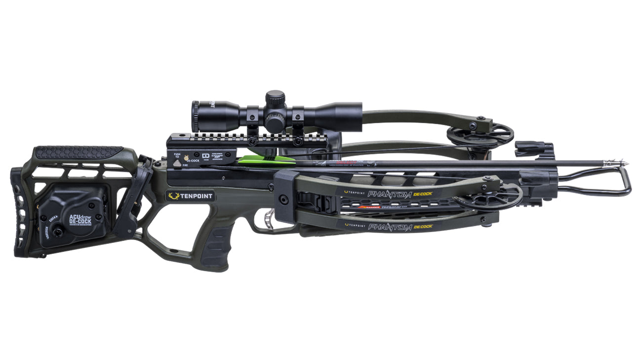 cyjqgpxbshjwxgdy4e4k Tenpoint Phantom Crossbow Decock Pro-View Scope Moss Green - Image 1