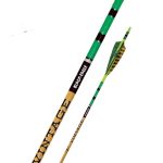 Black Eagle Vintage Crested Feather Fletched Arrows