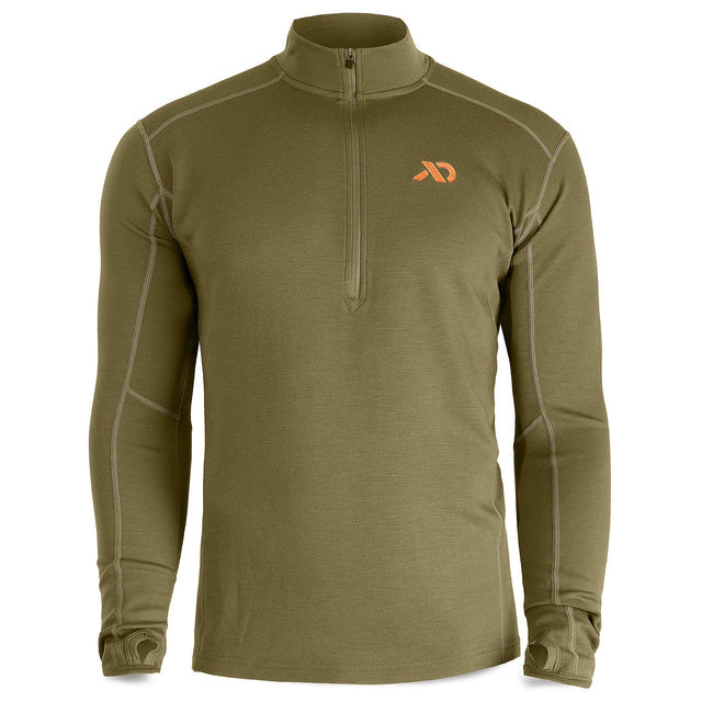 qjmdwuqdcymza8s932lv First Lite Kiln Quarter Zip Conifer - Image 1